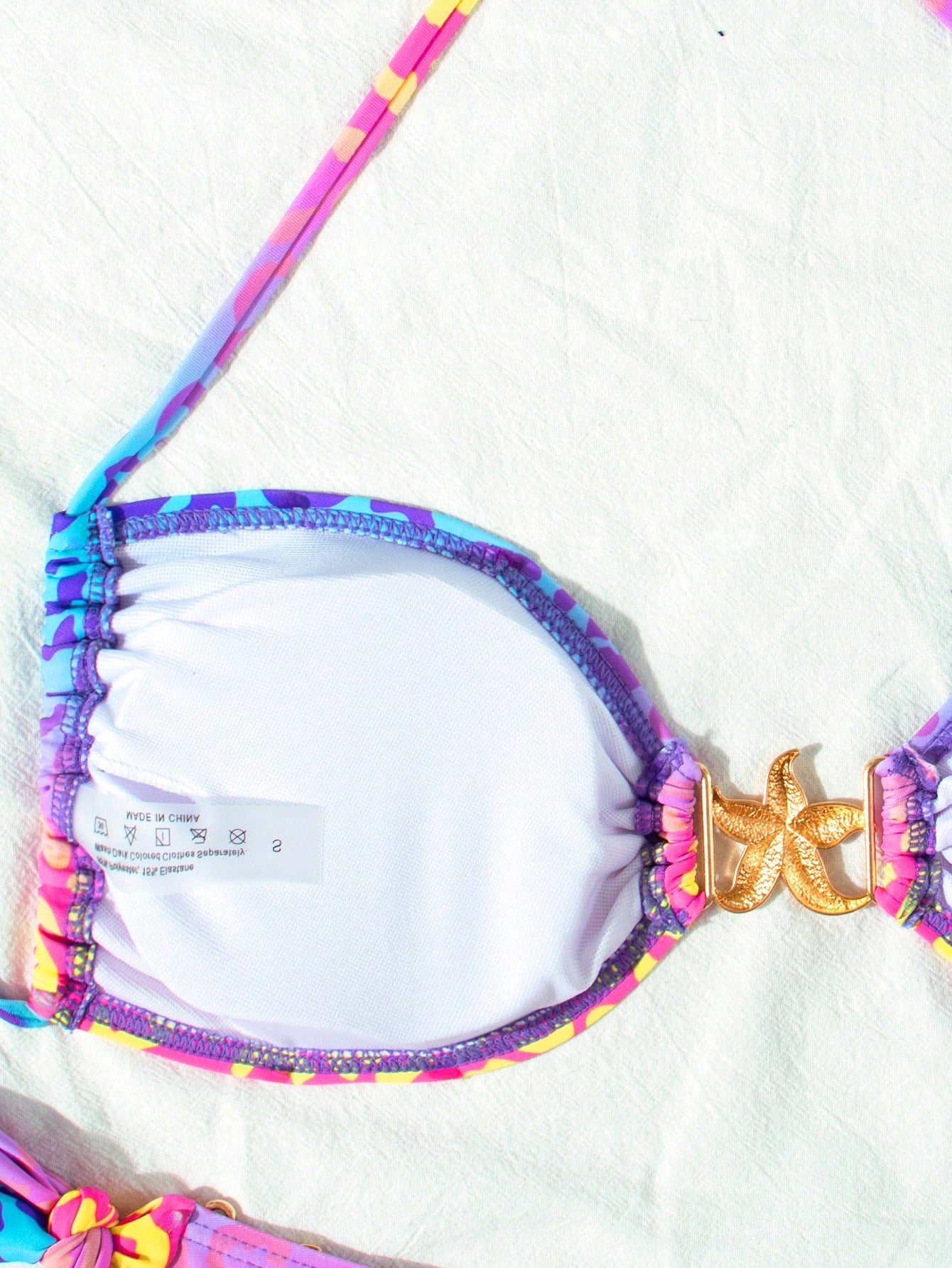 Wild Star – Biquíni Leopardo Degradê com Detalhe Estrela do Mar BelleBoo