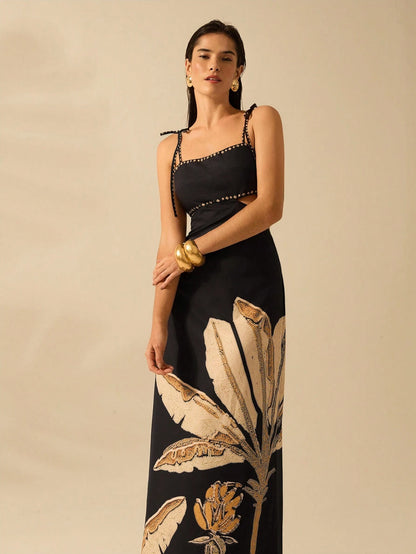 Vestido Longo Aurora Rosé