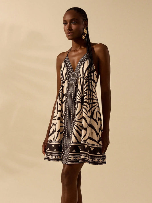 Vestido Curto Magnólia Negra