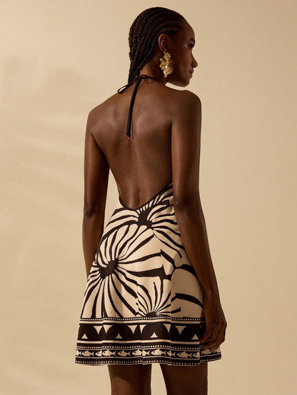 Vestido Curto Magnólia Negra