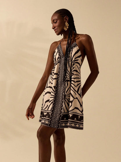 Vestido Curto Magnólia Negra