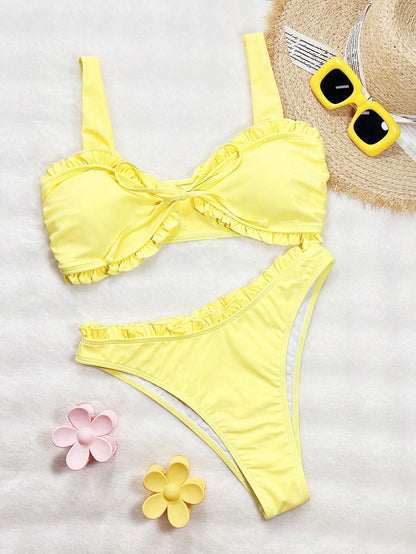 BelleBoo Maiô Bikini com Babado