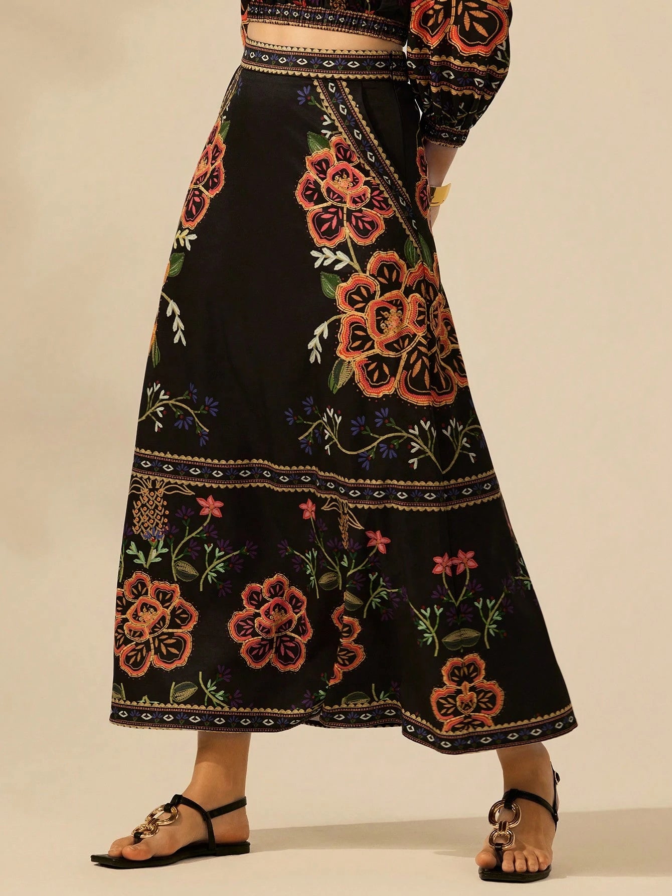 Saia A-line Pétala de Luz