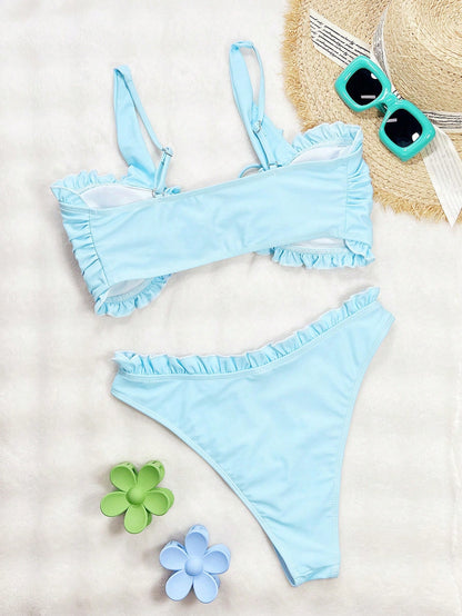 BelleBoo Maiô Bikini com Babado