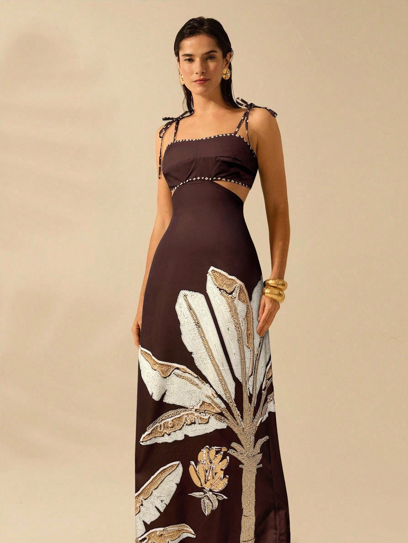 Vestido Longo Aurora Rosé