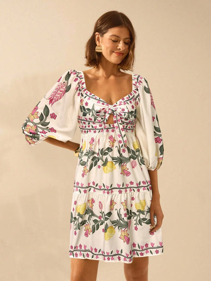 Vestido Jasmim Solar