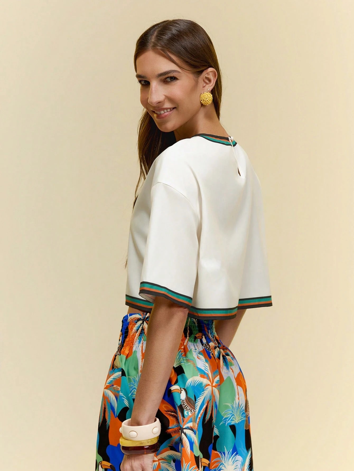 Top Cropped Mistério de Seda