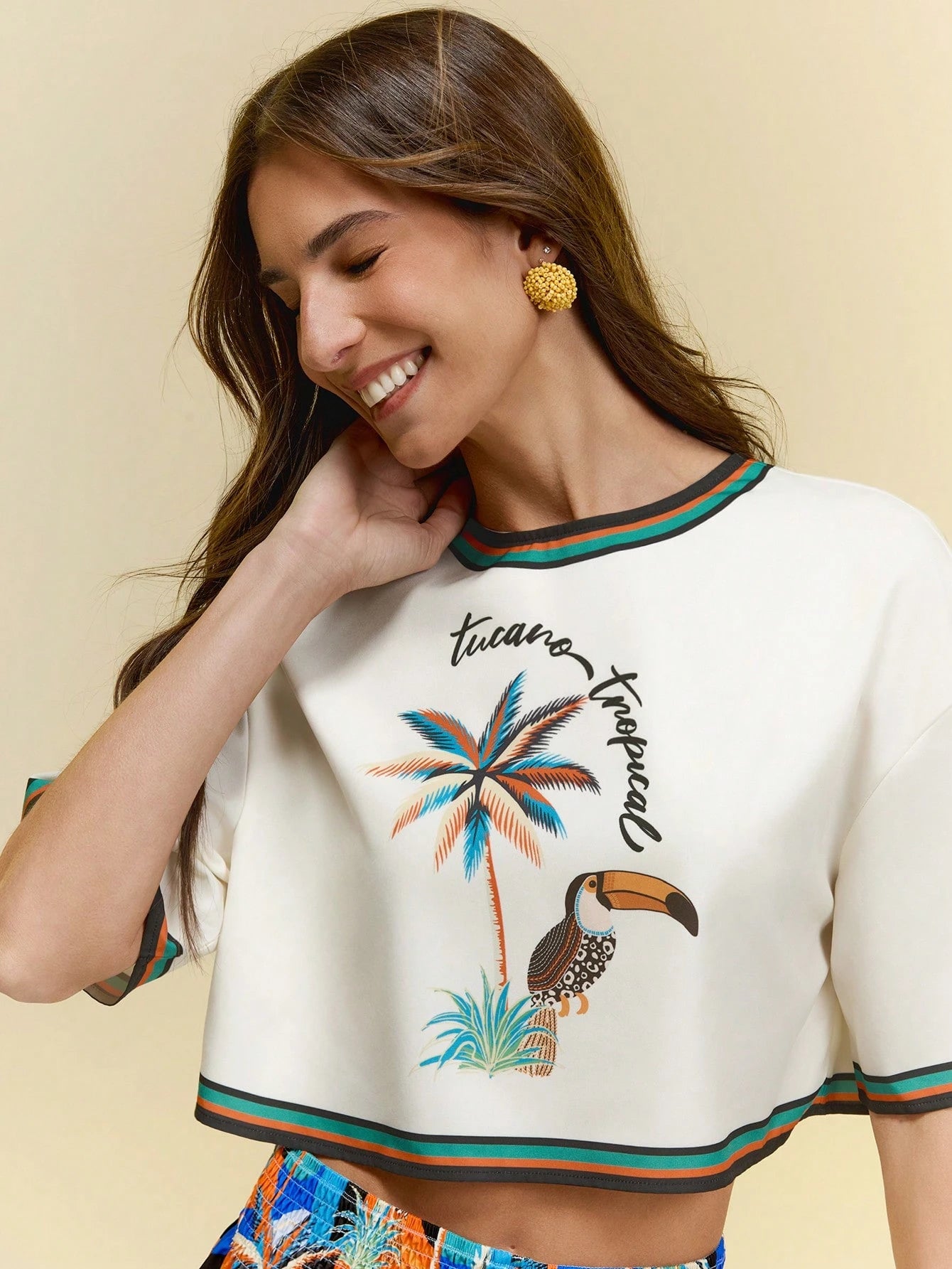 Top Cropped Mistério de Seda