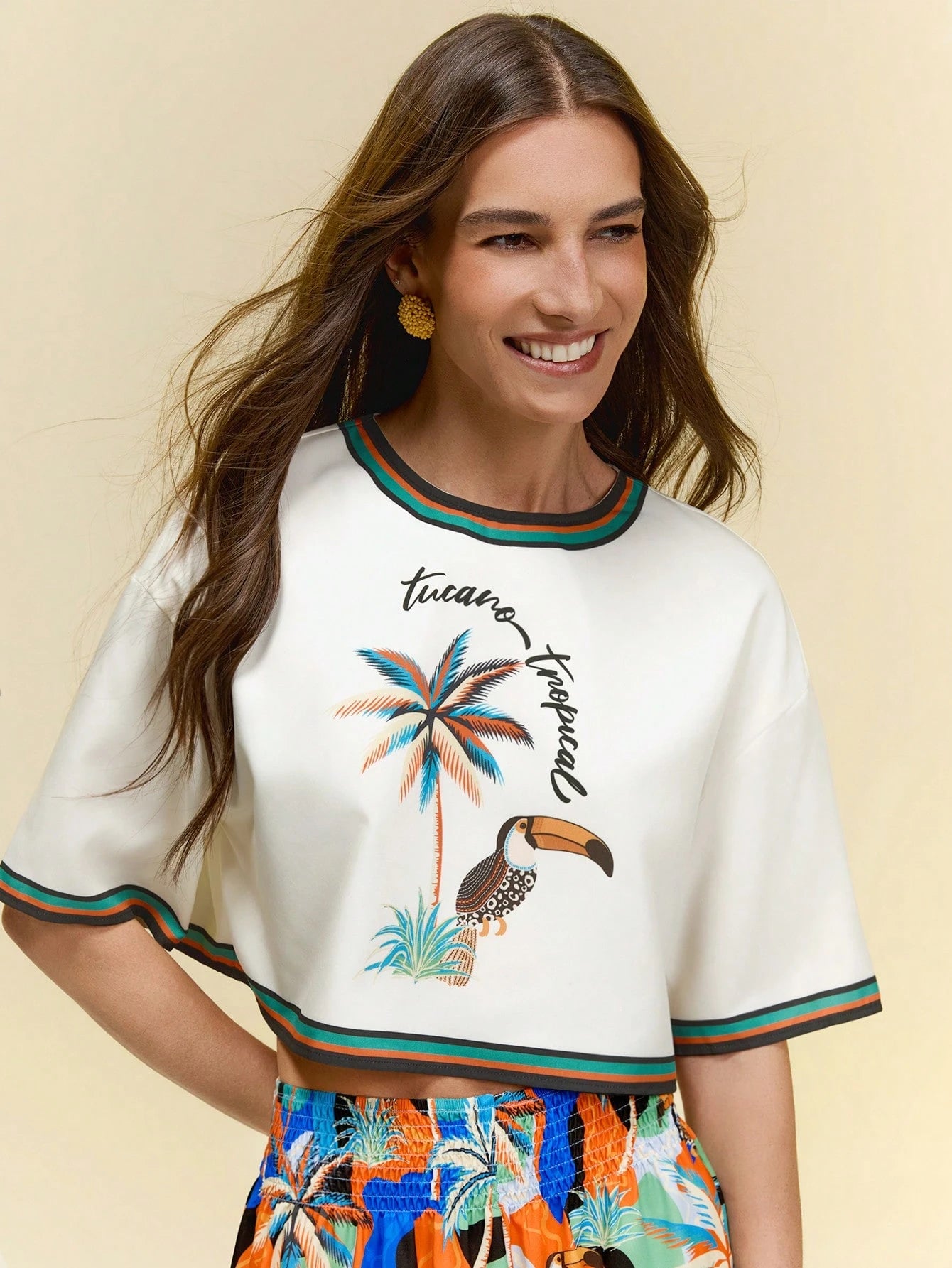 Top Cropped Mistério de Seda