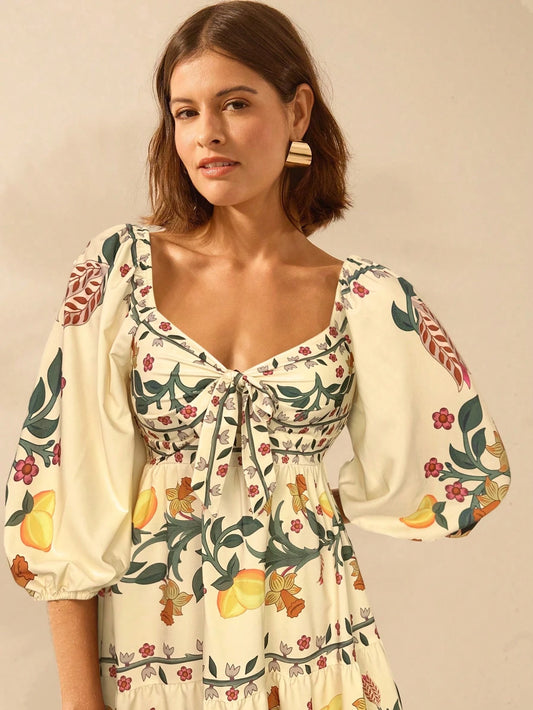 Vestido Jasmim Solar