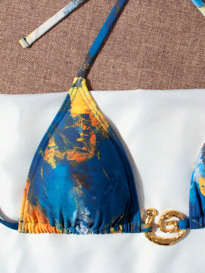 Aqua Dream – Biquíni Estampa Aquarela BelleBoo