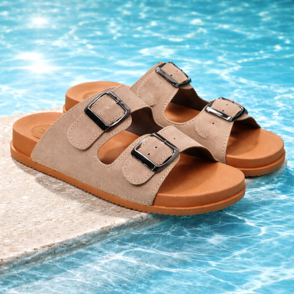 Sandália Urban Free – Papete Unissex Vegana com Fivelas Ajustáveis BelleBoo©